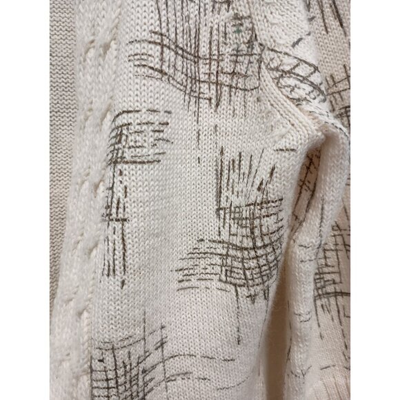 Boston Design Studio Cardigan Womens Small Wool Blend BOHO Artsy Flare Sleeve - Picture 3 of 12